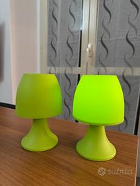 Coppia lampade LED a batteria – verde