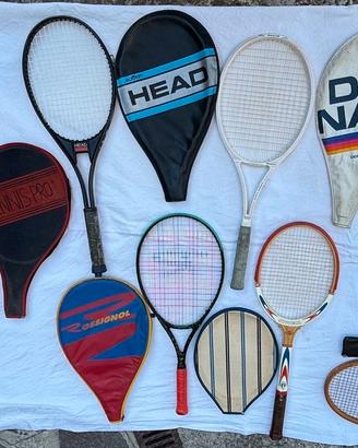 Lotto Racchette Tennis Vintage Usate