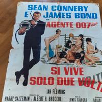 manifesto Agente 007 si vive solo due volte