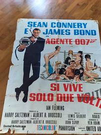 manifesto Agente 007 si vive solo due volte