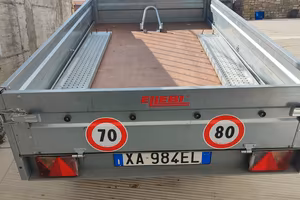 carrello doppio asse ellebi portata declassata
