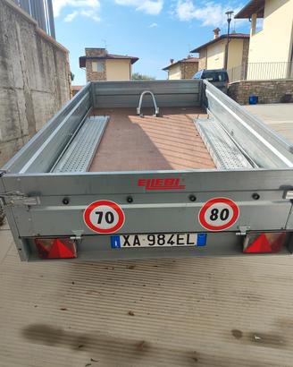 carrello doppio asse ellebi portata declassata