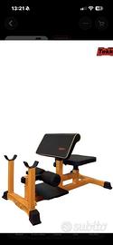 Panca scott  curl e squat