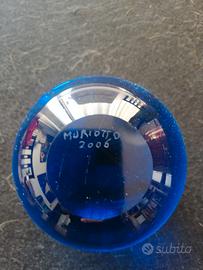 SFERA BLU FIRMATA IN BASSO "MURIOTTO" ANNO 2006.