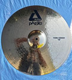 Crash Paiste Alpha thin 18" - Nuovo -