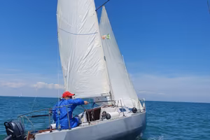 Barca a vela Prog.E.Santarelli (Marina di ravenna)