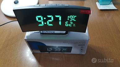 Sveglia orologio digitale  temperatura e umidità