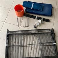 Gabbia due piani x cincilla, furetto ecc.