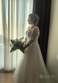 Incantevole Vestito da Sposa Atelier Sposae. tg 46