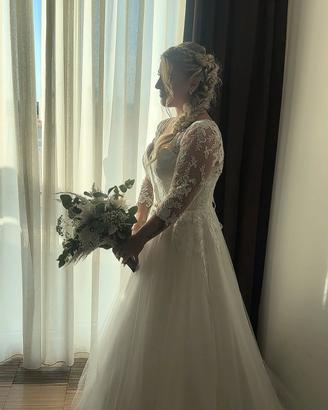 Incantevole Vestito da Sposa Atelier Sposae. tg 46