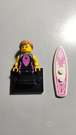 LEGO Minifigure Surfer Girl Ser.4