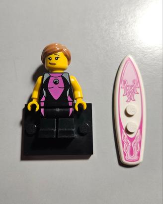 LEGO Minifigure Surfer Girl Ser.4