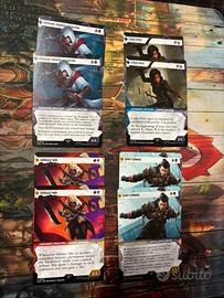 Lotto 8x Magic Mtg Assassins Creed - Full Art