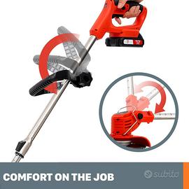 Decespugliatore Elettrico A Batteria Brushless - Con 2 Batterie 21V E 4 Lame - Foto 10