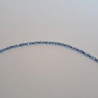 Bracciale in Cristallo Swarovski Blu con Gancetti