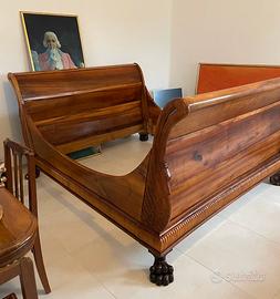 Letto a barca stile impero