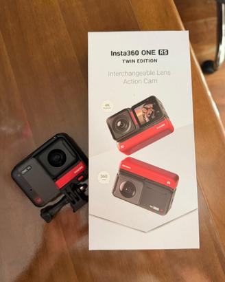 Insta360ONE RS Twin Edition + 360° + 4K + kit moto