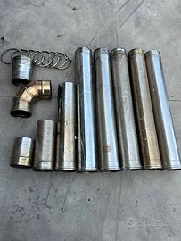 tubi canna fumaria ACCIAIO INOX D 140  18PZ