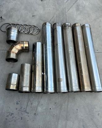 tubi canna fumaria ACCIAIO INOX D 140  18PZ