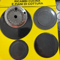 Kit bruciatori, spartifiamma, e cappellotti Rex