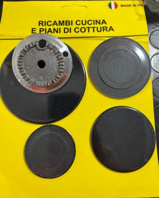 Kit bruciatori, spartifiamma, e cappellotti Rex