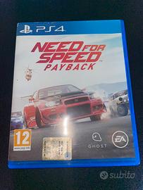 Need for Speed Payback Playstation  PS4 Game Ita