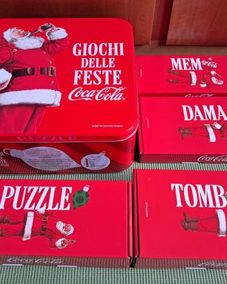Box giochi delle feste Coca-cola