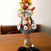 Pagliaccio in vetro di Murano