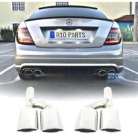 TERMINALI SCARICO MERCEDES CLASSE C W204 07-15 LOO