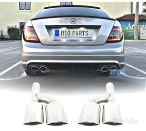 TERMINALI SCARICO MERCEDES CLASSE C W204 07-15 LOO