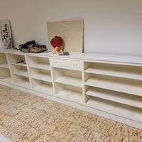 Scaffale legno bianco