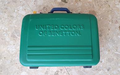 Valigia rigida vintage United Colors of Benetton