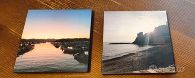 Set 2 Quadri Arredo 25x25 - Fotografia d'Autore 