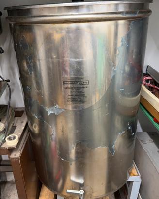 Fusto acciaio inox