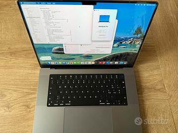 Macbook pro 16” M1 Pro 16GB / 512GB Garanzia 06/26