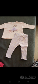 Completo neonata leggings e t-shirt Zara
