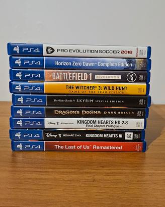 Giochi PS4 (in lotto o singoli)