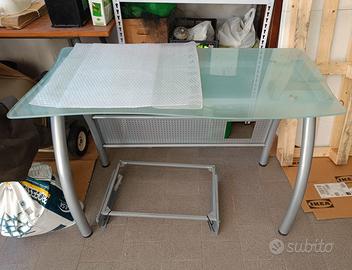 SCRIVANIA IN VETRO - 120 x 60 x 78 cm
