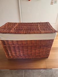 cesto baule rattan 