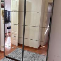 Coppia Scarpiere moderne con specchio