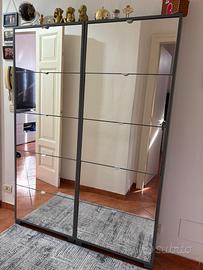 Coppia Scarpiere moderne con specchio