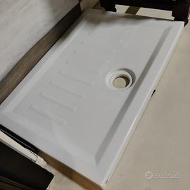 Piatto doccia in ceramica bianco