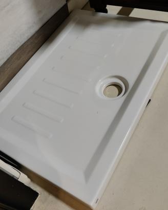 Piatto doccia in ceramica bianco