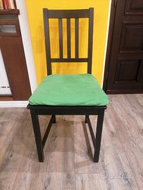 2 o 4 sedie Stefan IKEA nero-marrone