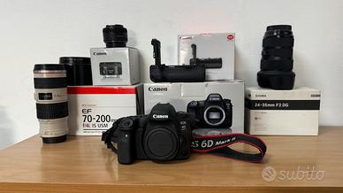 Canon EOS 6D Mark II + Battery Grip Originale