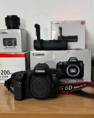Canon EOS 6D Mark II + Battery Grip Originale