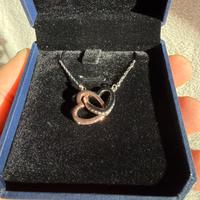 Collana bicolore cuori intrecciati Kami Idea donna