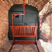 Culla antica in legno