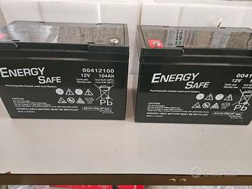 Coppia di Batterie AGM  12 V  104Ah