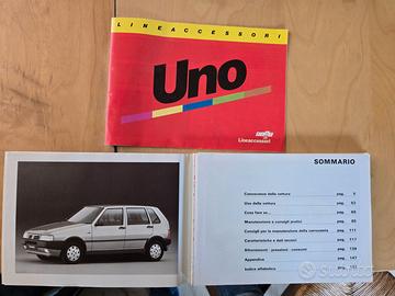 Libretto uso e manutenzione Fiat Uno